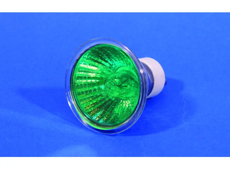 Omnilux GU-10 230V/50W 1500h 25° green 